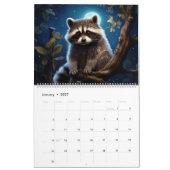 Calendrier Calendar Raton Laveur (Jan 2027)