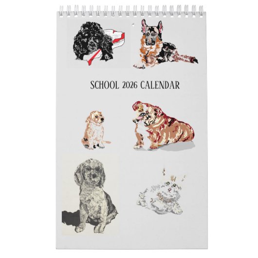 Calendrier Calendar ; School  2026 (Protection)