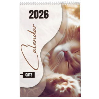 Calendrier Calendar with cute cats