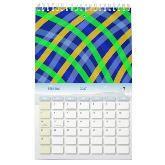 Calendrier Calendario 2022 (Feb 2027)