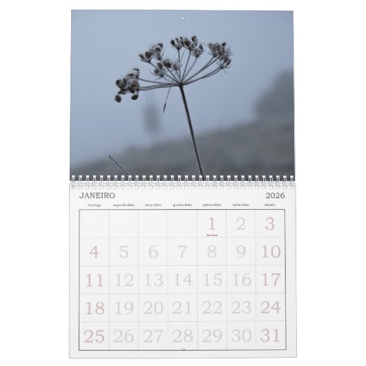 Calendrier Calendário Brasil com Feriados | Brésil 2026 (Jan 2026)