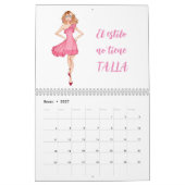 CALENDRIER CALENDARIO CHICAS DE MODA  (Jan 2027)