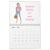 CALENDRIER CALENDARIO CHICAS DE MODA  (Feb 2027)