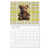 CALENDRIER CALENDÁRIO INFANTILE FOFO COM ESTAMPA DE URSINHO D (Mar 2026)