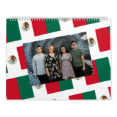 Calendrier Calendario Personalizado Bandera de Mexico 2026 (Protection)