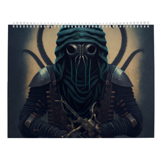 Calendrier Calendars warrior fantasy 2023 (Dos)