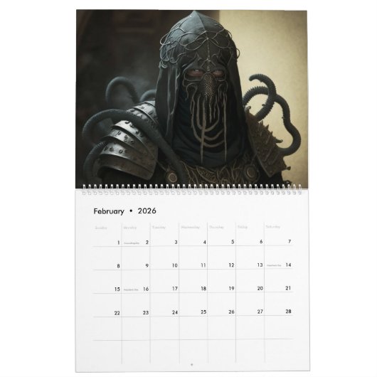 Calendrier Calendars warrior fantasy 2023 (Feb 2026)