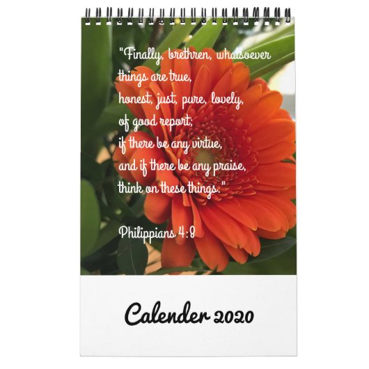 Calendrier Calender 2020 (Protection)