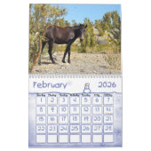 Calendrier Calendrier, Chevaux sauvages de l'Ouest des États- (Feb 2026)
