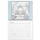 Calendrier Calendrier, coloration (Jan 2027)