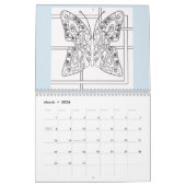 Calendrier Calendrier, coloration (Mar 2026)