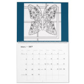 Calendrier Calendrier, coloriage, 2021 (Mar 2027)