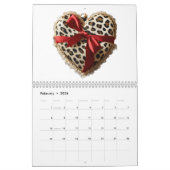 Calendrier "Calendrier des coeurs" de 12 mois pour 2026 (Feb 2026)