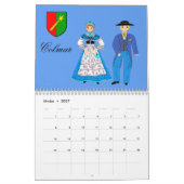 Calendrier Calendrier, Folklore d'Alsace, France (Feb 2027)