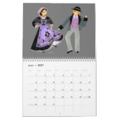 Calendrier Calendrier, folklore de Bretagne, France (Mar 2027)