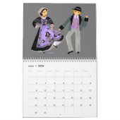 Calendrier Calendrier, folklore de Bretagne, France (Mar 2026)