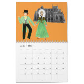 Calendrier Calendrier, folklore de Normandie, France (Jan 2026)