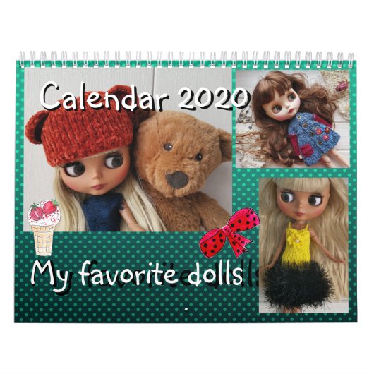 Calendrier Calendrier. Mes poupées préférées (Protection)
