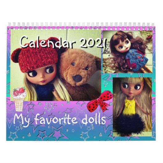 Calendrier Calendrier. Mes poupées préférées (Protection)