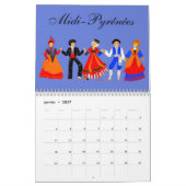 Calendrier Calendrier, Midi-Pyrénées, France (Jan 2027)