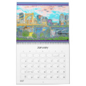 Calendrier — Calendrier photo de Pittsburgh (Jan 2027)