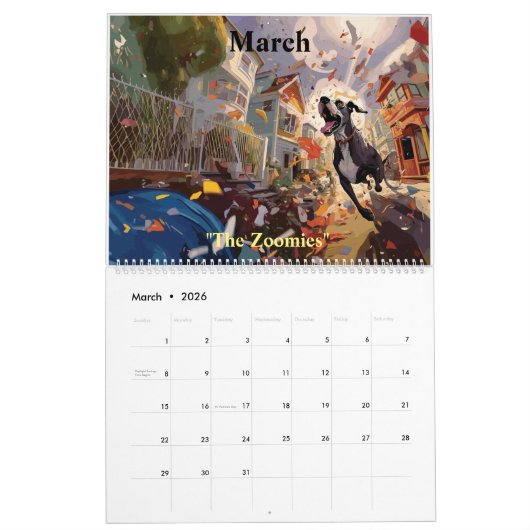 Calendrier "Calendrier Siggy Design 2024" (Mar 2026)