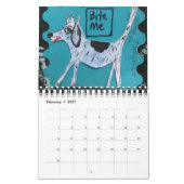Calendrier calendrier-sorts de chiens/de chats (Feb 2027)