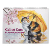 Calendrier Calico Cats Calendar (Protection)