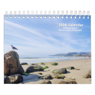 Calendrier California Shores  2026 Calendar
