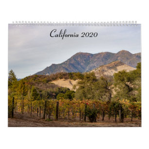 Calendrier Californie 2020