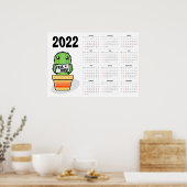 Calendrier Câlins Gratuits 2022 Poster - Début dim (Cuisine)