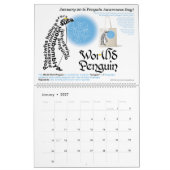 Calendrier Calligramme Animal 2026 (Jan 2027)