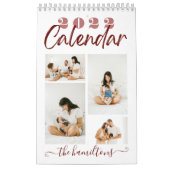 Calendrier Calligraphie moderne Sketchy Nouvel An Photo Maroo (Protection)