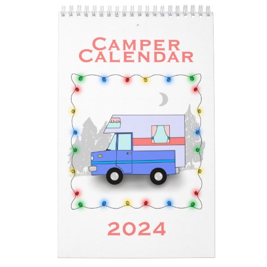 Calendrier Camper - Calendrier de petite page simp (Protection)