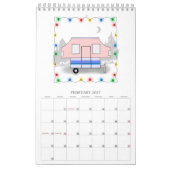 Calendrier Camper - Calendrier de petite page simp (Feb 2027)