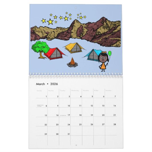 Calendrier Camping (Mar 2026)