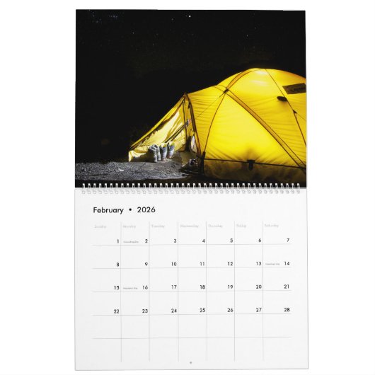 Calendrier Camping 2024 Voyage (Feb 2026)