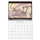 Calendrier Camping vintage Happy Camping 2021 (Feb 2027)