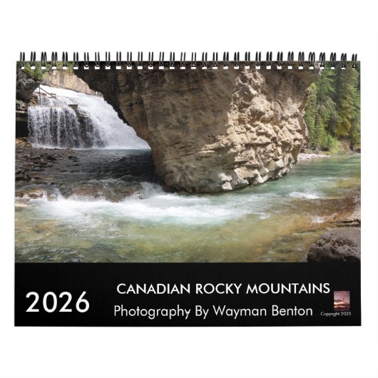 Calendrier Canadian Rocky Mountains Calendar 2026 (Protection)