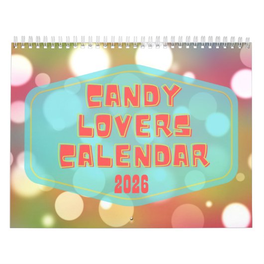 Calendrier Candy Lovers 2026 Calendar (Protection)