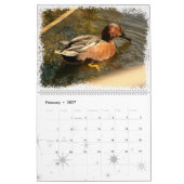 Calendrier Caneton 2016 d'animaux de faune d'oiseaux de (Feb 2027)