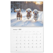CALENDRIER CANICHE 2027 (Jan 2027)