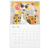 Calendrier Canine Colors – Abstract & Playful Dogs 2026 (Mar 2026)