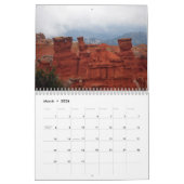 CALENDRIER CANYON DE BRYCE (Mar 2026)