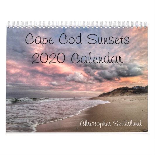 Calendrier Cape Cod Sunsets 2020 (Protection)