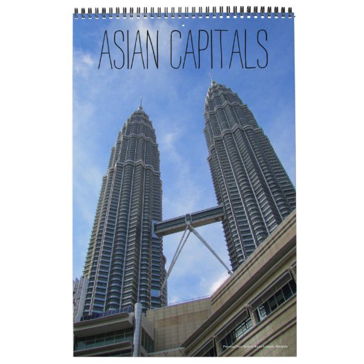 Calendrier capitales asiatiques (avec emplacements) 2026 (Protection)