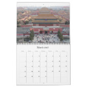 Calendrier capitales asiatiques (avec emplacements) 2026 (Mar 2027)