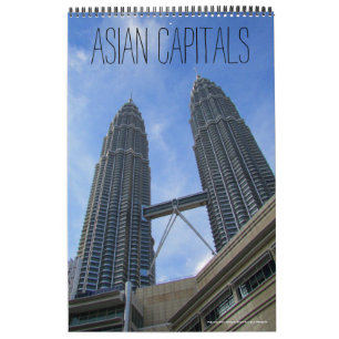 Calendrier capitales asiatiques (avec emplacements) 2027