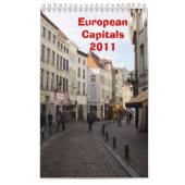 Calendrier Capitales européennes (Protection)