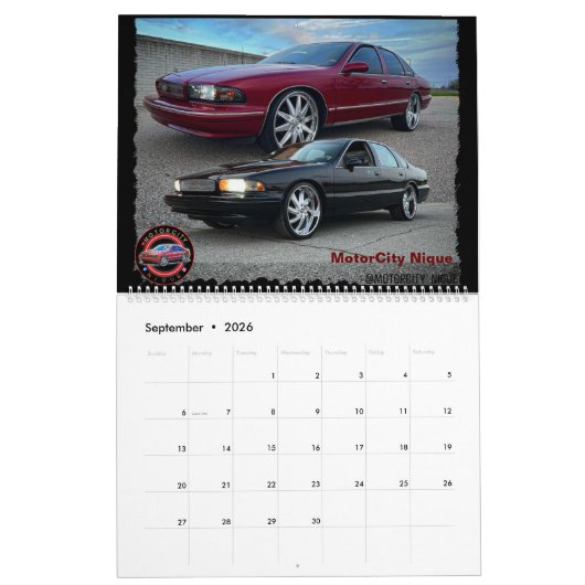 Calendrier Caprice classique & Boîte Impala Bulle & Donk Car (Sep 2026)